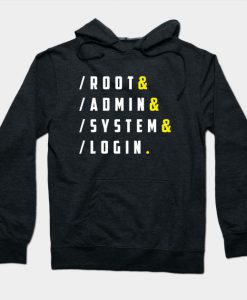 Root Admin System Login Hoodie