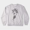 Rose Print Crewneck Sweatshirt