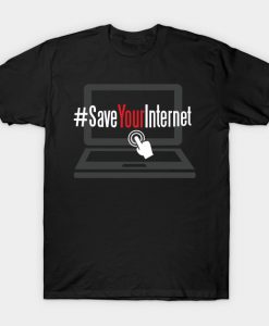 Save Your Internet hashtag T-Shirt