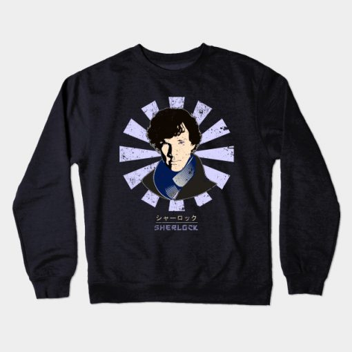 Sherlock Retro Japanese Crewneck Sweatshirt