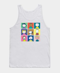 Snoopy,Charlie Brown,and Friends Tank Top
