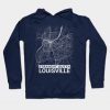 Straight Outta Louisville Kentucky City Map Hoodie