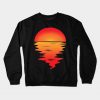 Sunset reflecting on water Crewneck Sweatshirt