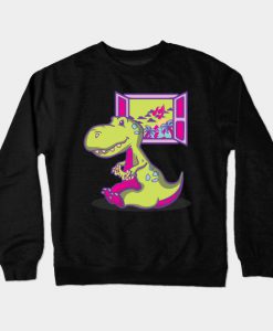 There is always tomorrow Dinosaur Gamer Crewneck Sweatshirt