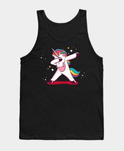 Unicorn dabbing Tank Top