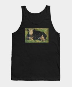 Van Gogh's Lying Cow Tank Top