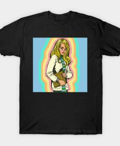 Vintage 60s Illustration Crying Girl #2 Artwork T-Shirt