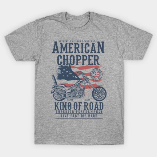 Vintage American Chopper Shirt Retro American Biker T-Shirt