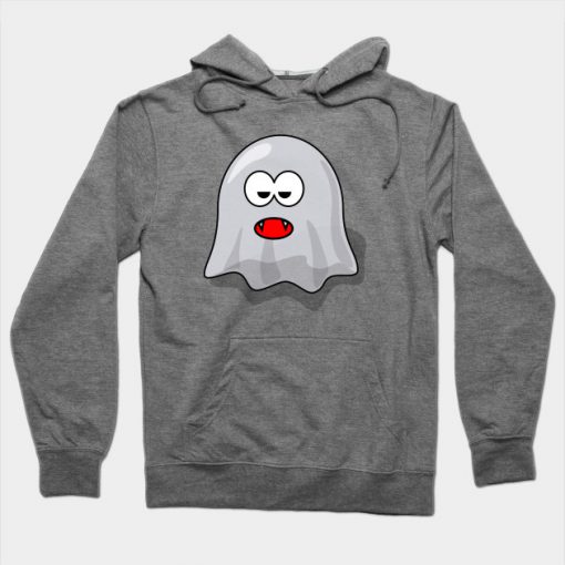 Vintage Ghost Design Hoodie