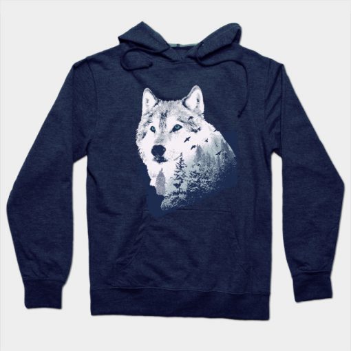 Wolf Forest Design Hoodie