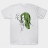 ganja girl weed 420 Blaze Marihuana gift present T-Shirt