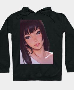 gorgeous anime girl Hoodie