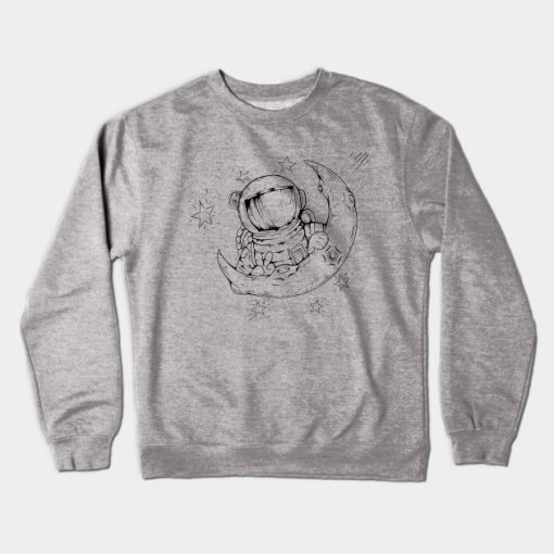 space man Crewneck Sweatshirt