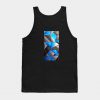 3D Polygonal Triangles Tank Top