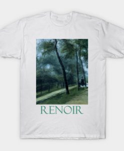 A Walk in the Woods by Pierre-Auguste Renoir T-Shirt