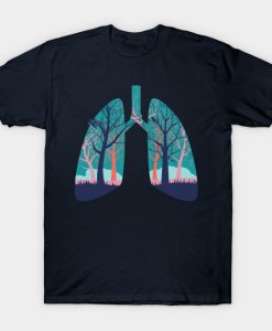 Abstract forest in the lungs T-Shirt