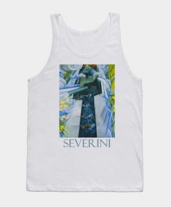 Armored Train in Action by Gino Severini Tank Top