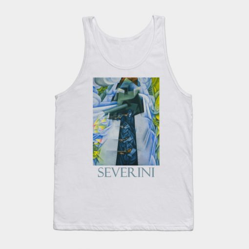 Armored Train in Action by Gino Severini Tank Top