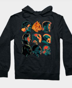 Avengers End game 9 characters Hoodie