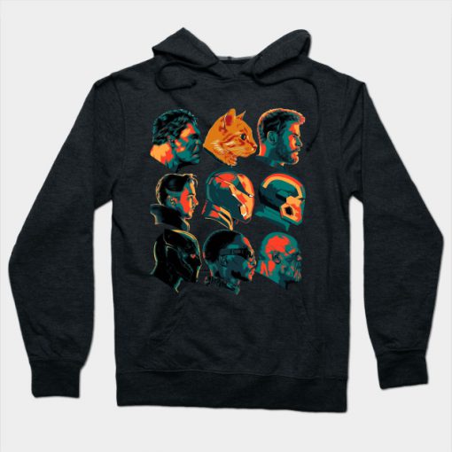 Avengers End game 9 characters Hoodie