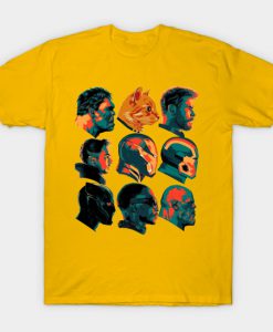 Avengers End game 9 characters T-Shirt