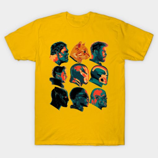 Avengers End game 9 characters T-Shirt