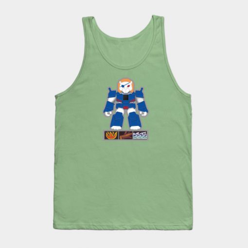 Battle Beasts - White Leo Tank Top