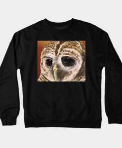 Beautiful Adorable Spotted Owl Crewneck Sweatshirt