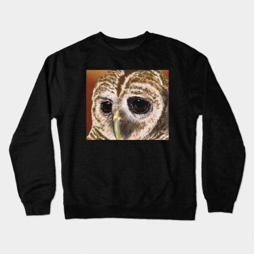 Beautiful Adorable Spotted Owl Crewneck Sweatshirt