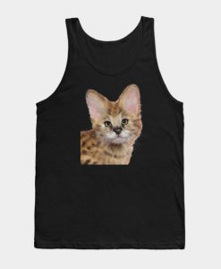 Beautiful African Serval Cat Tank Top