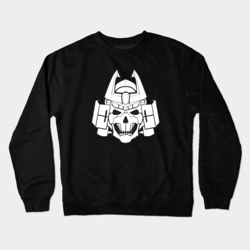 Bludgeon - Headshot - Black and White Crewneck Sweatshirt