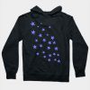 Blue stars design Hoodie