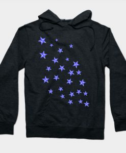 Blue stars design Hoodie