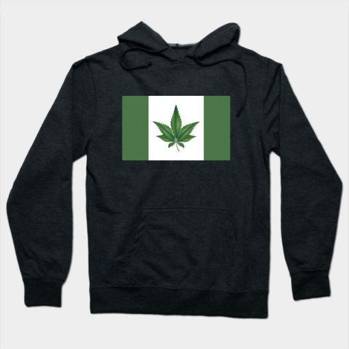 Canada Weed Flag Hoodie