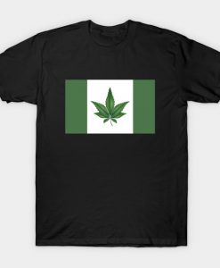 Canada Weed Flag T-Shirt