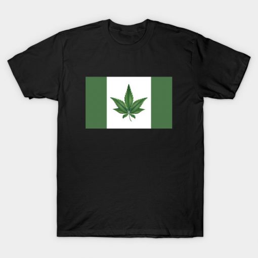 Canada Weed Flag T-Shirt