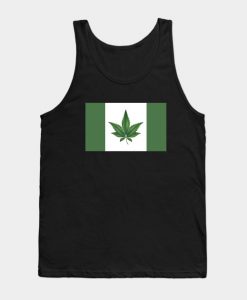 Canada Weed Flag Tank Top