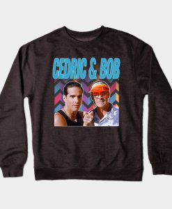 Cedric & Bob 90s Style Aesthetic Design Crewneck Sweatshirt