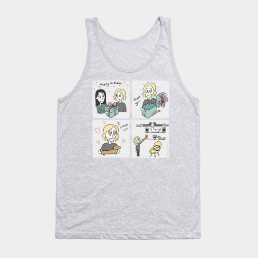 Crazy Dachshund Lady Tank Top