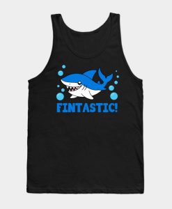 Cute Shark Fintastic Tank Top