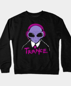 DJ Headphones Disco Party Trance Music Concert Rave Crewneck Sweatshirt