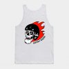 Distinct Riders – Rider 44 - Skull with flames - dark version Tank Top