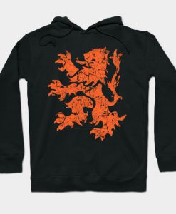 Dutch Lion Rampant, Distressed Hoodie