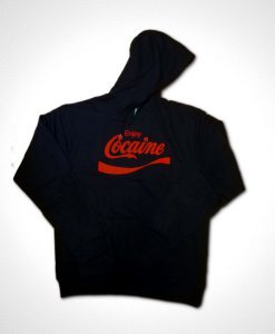 Enjoy Coke Funny Black Hooded