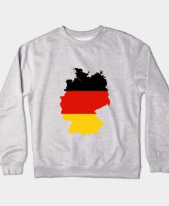 Flag Map Germany Crewneck Sweatshirt