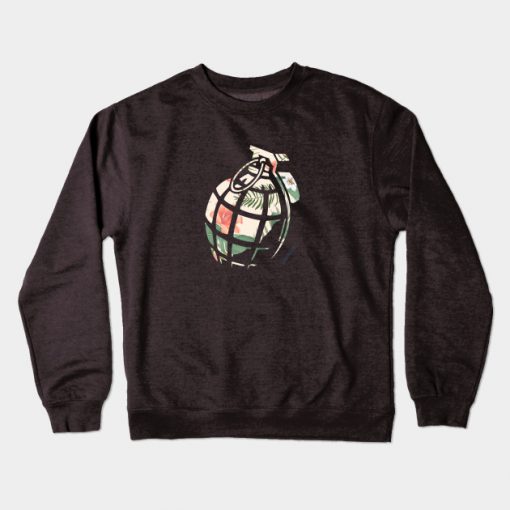 Floral Grenade Crewneck Sweatshirt