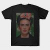 Frida Kahlo Portrait Pixel Art T-Shirt