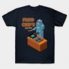 Fried Chips Robot Kitchen Chef Computer Geek T-Shirt