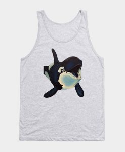 Fun Lovable Killer Whale Tank Top