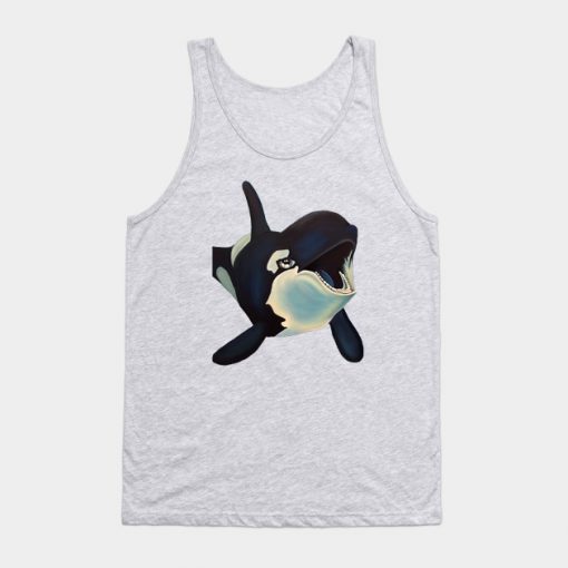 Fun Lovable Killer Whale Tank Top